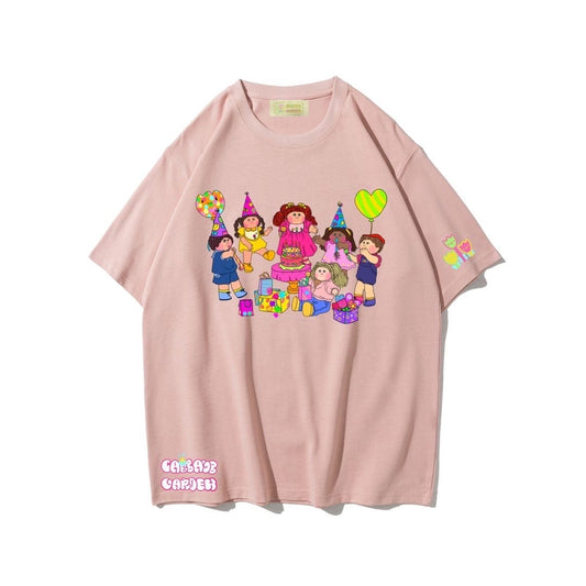 Cabbage Garden Family Cuties Party PinkTee