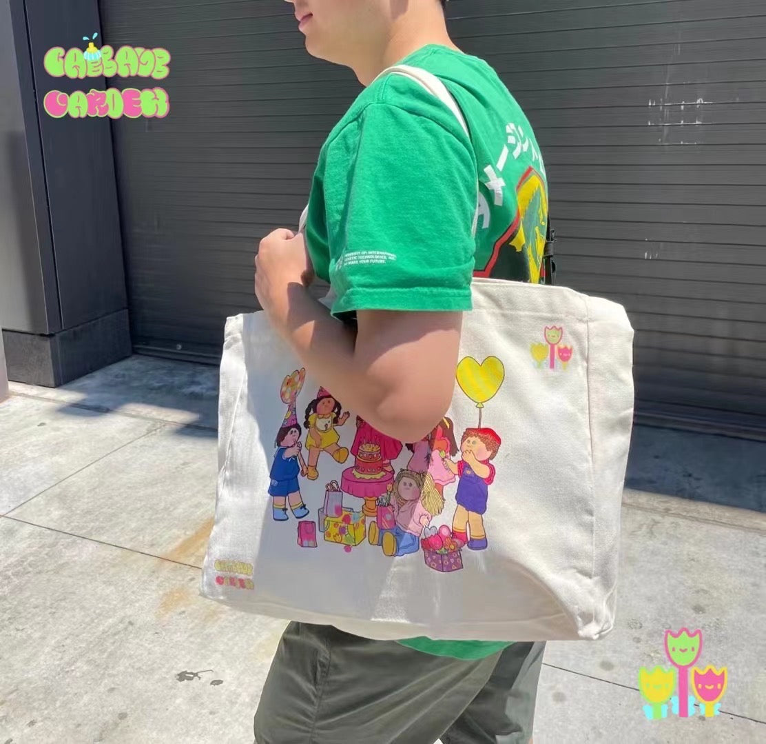 Cabbage Garden Tote bag Big Size Y2K Cute Hot Girl Bag